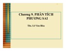 Bài giảng Thống kê ứng dụng trong kinh doanh: Chương 9 - ThS. Lê Văn Hòa