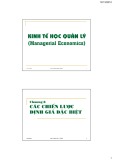 Bài giảng Kinh tế học quản lý: Chương 8 - TS. Phan Thế Công (2013)