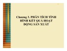 Bài giảng Phân tích hoạt động kinh doanh: Chương 3 - ThS. Lê Văn Hòa  (2016)