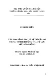 Tóm tắt Luận án Tiến sĩ Lịch sử: Văn hóa Đồng Đậu và vị trí của nó trong thời đại đồng thau ở lưu vực sông Hồng