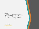 Bài giảng Lập trình hướng đối tượng - Bài 5: Một số kỹ thuật Java nâng cao