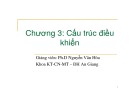 Bài giảng Nguyên lý ngôn ngữ lập trình - Chương 3: Cấu trúc điều khiển