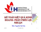 Bài giảng Kế toán ngân hàng: Chương 8 - ThS. Nguyễn Tài Yên (2017)