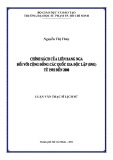 Luận văn Thạc sĩ Lịch sử: Chính sách của Liên bang Nga đối với cộng đồng các quốc gia độc lập (SNG) từ năm 1992 đến 2008