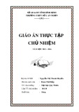 Giáo án thực tập chủ nhiệm lớp: Công tác chủ nhiệm lớp tuần 12