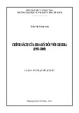 Luận văn Thạc sĩ Lịch sử: Chính sách của Hoa Kỳ đối với Grudia (1993-2009)