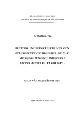 Luận văn Thạc sĩ Sinh học: Bước đầu nghiên cứu chuyển gen ipt (isopentenyl transferase) vào mô sẹo sâm Ngọc Linh (Panax vietnamensis Ha et Grushv.)