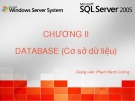 Bài giảng SQL server 2005: Chương 2 - Phạm Mạnh Cương