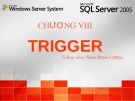 Bài giảng SQL server 2005: Chương 8 - Phạm Mạnh Cương