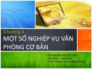 Bài giảng Quản trị hành chính văn phòng: Chương 4 - Nguyễn Thị Tiểu Loan