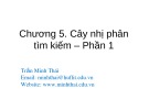 Bài giảng Cấu trúc dữ liệu và giải thuật: Chương 5.1 - Trần Minh Thái (2016)