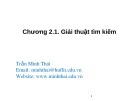 Bài giảng Cấu trúc dữ liệu và giải thuật: Chương 2.1 - Trần Minh Thái (2016)