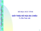 Bài giảng Đồ họa máy tính: Giới thiệu đồ họa 3 chiều - TS. Đào Nam Anh (tt)