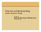 Bài giảng Phân tích thiết kế hệ thống: Bài giảng 2 - TS. Đào Nam Anh