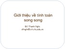 Bài giảng Giới thiệu về tính toán song song