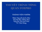 Bài thuyết trình Tổng quan Foxpro