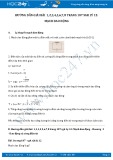Hướng dẫn giải bài 1,2,3,4,5,6,7,8 trang 107 SGK Vật lý 12