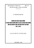 Luận án Tiến sỹ Y tế công cộng: Nghiên cứu thực trạng nhiễm ký sinh trùng nguồn nước tại hai xã huyện Kiến Xương tỉnh Thái Bình và hiệu quả biện pháp can thiệp (2011-2012)