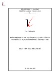 Luận văn Thạc sỹ Kinh tế: Hoàn thiện quản trị nguồn nhân lực của Công ty Cổ phần Xây dựng Giải pháp Tòa nhà Việt - VBS