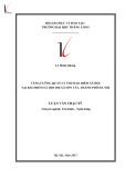 Luận văn Thạc sỹ: Tăng cường quản lý thu bảo hiểm xã hội tại bảo hiểm xã hội thị xã Sơn Tây, thành phố Hà Nội