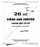  26 đề tiếng anh chuyên trung học cơ sở: phần 2