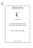 Luận văn Thạc sĩ Toán học: Sử dụng bổ đề trội chứng minh các bất đẳng thức trong tam giác