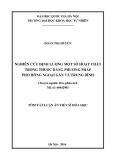 Tóm tắt Luận án Tiến sĩ Hóa học: Nghiên cứu định lượng một số hoạt chất trong thuốc bằng phương pháp phổ hồng ngoại gần và trung bình