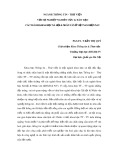 Ngành Thông tin - Thư viện với sự nghiệp nghiên cứu & đào tạo các ngành Khoa học Xã hội & Nhân văn ở Việt Nam hiện nay