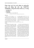 Phản ứng acyl hóa nội phân tử carboxilic acid sử dụng hệ xúc tác Gd(OTf)3 /[BMI]BF4 trong điều kiện chiếu xạ vi sóng