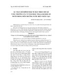 Sự thay đổi hình thái tế bào theo chu kì tăng trưởng của vi tảo Silic Thalassiosira sp. nuôi trong môi trường nước biển nhân tạo