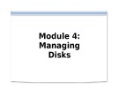 Course 2272C: Implementing and supporting Microsoft Windows XP professional - Module 4