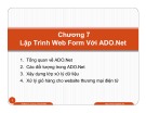 Bài giảng Lập trình Web ASP.Net: Chương 7 - Dương Thành Phết