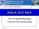 Bài giảng Vật lý công nghệ 1 (Phần 2: Máy điện): Chương 8 - PGS.TS. Dương Hồng Quảng