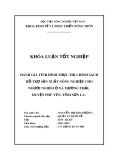 Khóa luận tốt nghiệp: Đánh giá tình hình thực thi chính sách hỗ trợ sản xuất nông nghiệp cho người nghèo ở xã Mường Thải, huyện Phù Yên, tỉnh Sơn La