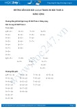 Hướng dẫn giải bài 1,2,3,4 trang 38 SGK Toán 2