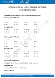 Hướng dẫn giải bài 1,2,3,4,5 trang 123 SGK Toán 2