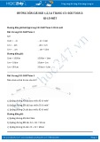 Hướng dẫn giải bài 1,2,3,4 trang 151 SGK Toán 2