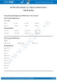 Hướng dẫn giải bài 1,2,3 trang 128 SGK Toán 2