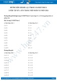 Hướng dẫn giải bài 1,2,3 trang 134 SGK Toán 2