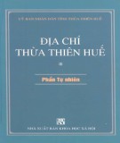  Địa chí thừa thiên huế (phần tự nhiên): phần 1