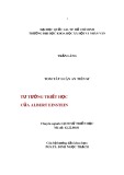 Tóm tắt Luận án Tiến sĩ: Tư tưởng triết học của Albert Einstein