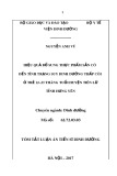 Tóm tắt Luận án Tiến sĩ Dinh dưỡng: Hiệu quả bổ sung thực phẩm sẵn có đến tình trạng suy dinh dưỡng thấp còi ở trẻ 12-23 tháng tuổi huyện Tiên Lữ tỉnh Hưng Yên