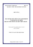 Tóm tắt Luận án Tiến sĩ Dược học: Bào chế hệ tiểu phân nano artemisinin và đánh giá tác động diệt ký sinh trùng sốt rét trên chuột