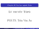 Bài giảng Lý thuyết Tôpô