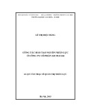 Luận văn Thạc sĩ Quản trị nhân lực: Công tác đào tạo nguồn nhân lực ở Công ty Cổ phần Licogi 166