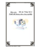 Đồ án Thép số 2: Thiết kế khung nhà công nghiệp
