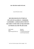 Đề tài: Khả năng sinh sản của tổ hợp lai giữa lợn nái F1(Landrace × Yorkshire), F1(Yorkshire × Landrace) được phối với đực Duroc và Pidu nuôi tại trại chăn nuôi xã Thượng Lan, Việt Yên, Bắc Giang