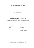 Đề tài: Khả năng sản xuất của một số tổ hợp lai giữa gà trống Móng, Lạc Thủy và BTVN11 với gà mái VBT