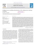 Intelligent process modeling and optimization of die-sinking electric discharge machining