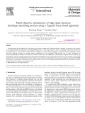 Multi-objective optimisation of high-speed electrical discharge machining process using a Taguchi fuzzy-based approach